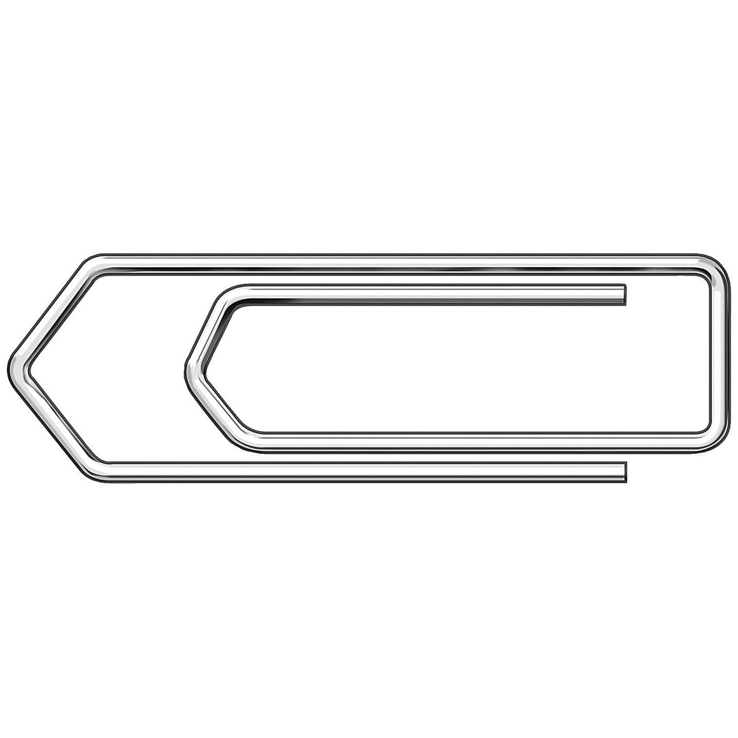 Q-Connect Paperclips Giant No Tear 50mm 100 Per Box (Pack of 10)