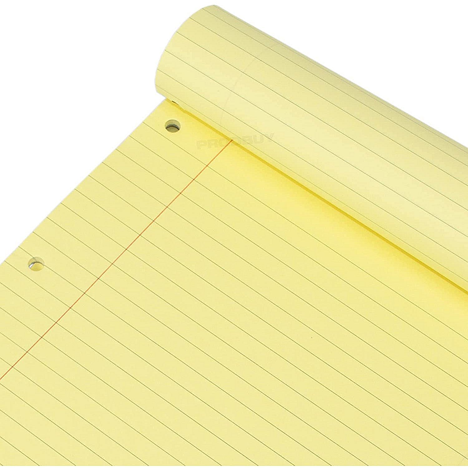 Q-Connect Memo Pad, A4, Ruled, 160 Pages, Yellow, Pack of 10