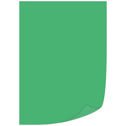 Q-Connect A4 Coloured Paper, Bright Green, 80gsm, Ream (500 Sheets)