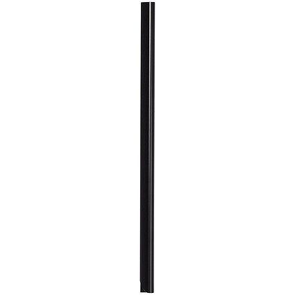 Q-Connect Slide Binder & Cover Set, 150 micron, Black, A4, Pack of 20