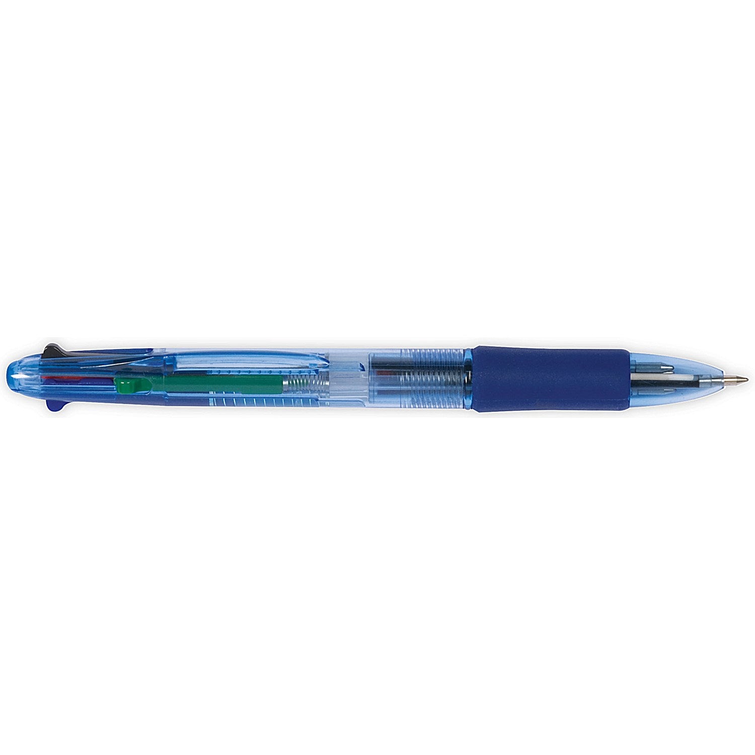 Q-Connect Retractable Ballpoint Pen, 4 Colour, Pack of 10