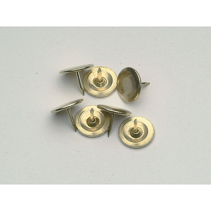 Q-Connect Drawing Pins, Brass, Pack of 1200 (10 packs of 120)