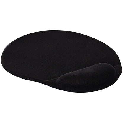 Q-Connect Gel Mouse Mat, With Wrist Rest, Grey