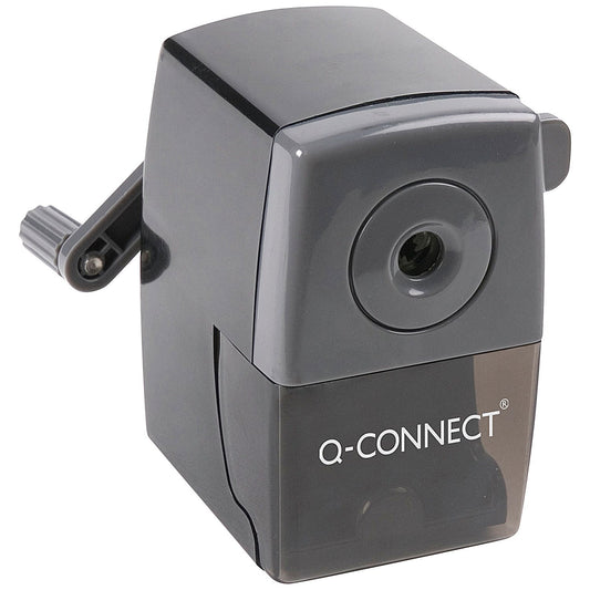 Q-Connect Desktop Pencil Sharpener Black (Autostop feature prevents over sharpening) Easy2Order : KF02291