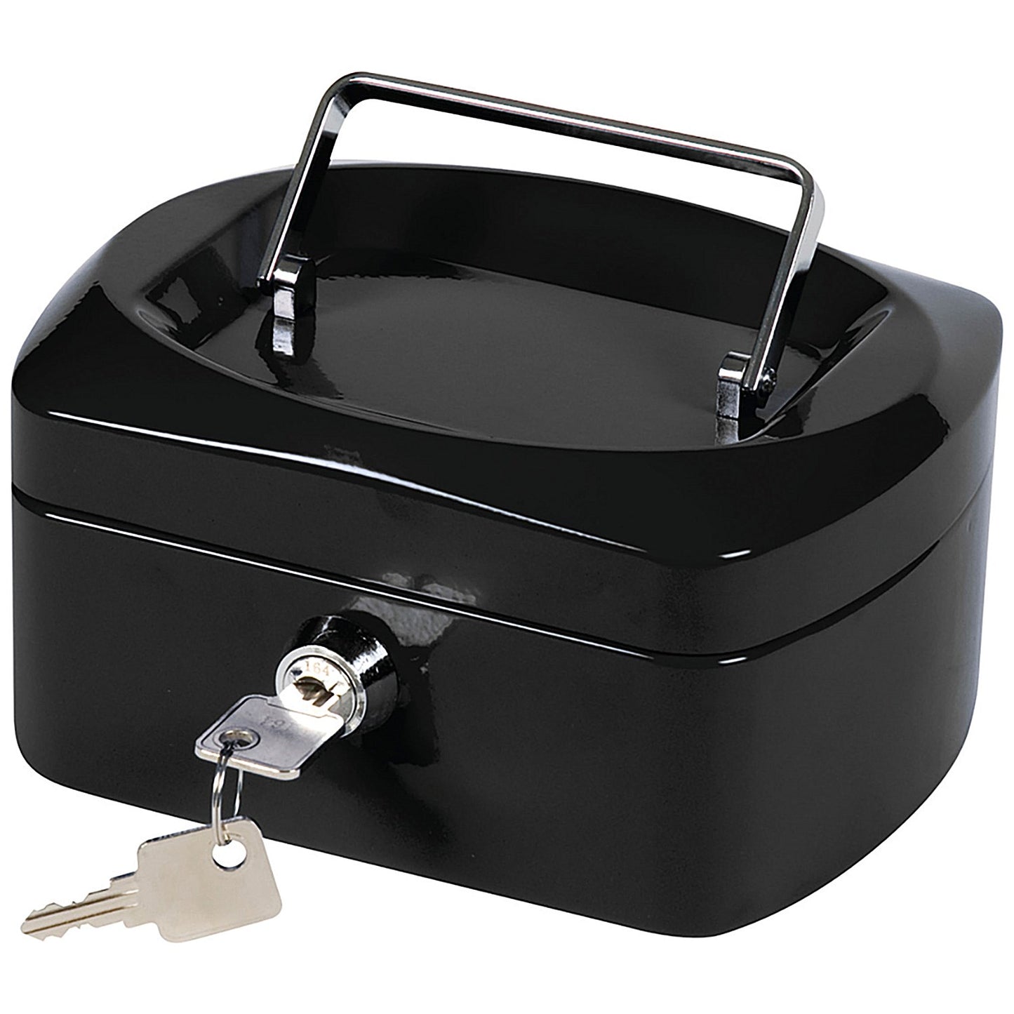 Q-Connect Cash Box 6 Inch - Black