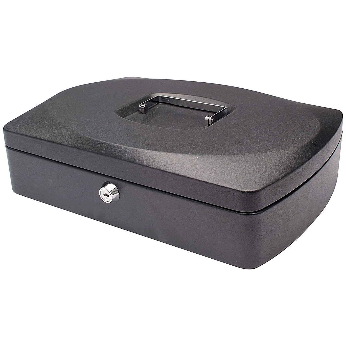 Q-Connect Cash Box 12 Inch - Black