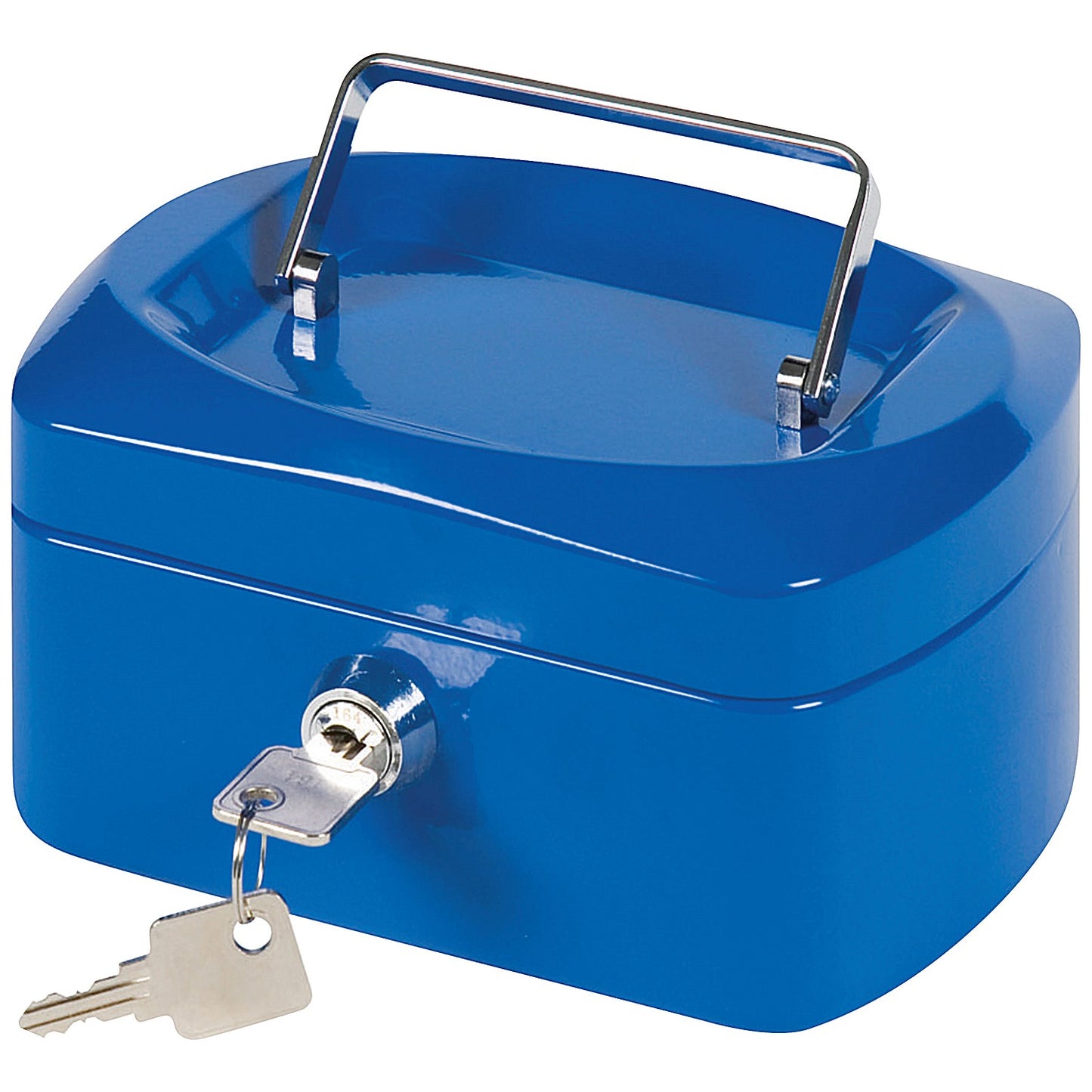 Q-Connect Cash Box 6 Inch - Blue