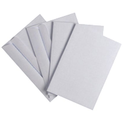 Q-Connect C6 Envelopes, Self Seal, 80gsm, White, Pack of 1000