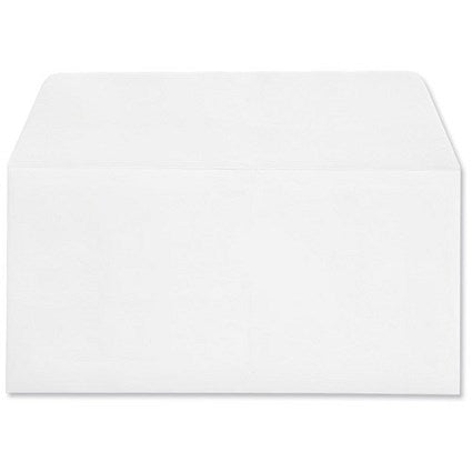 Q-Connect DL Envelopes, Peel and Seal, 100gsm, White, Pack of 500
