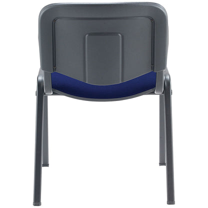 Jemini Ultra Multipurpose Black Frame Stacking Chair, Blue