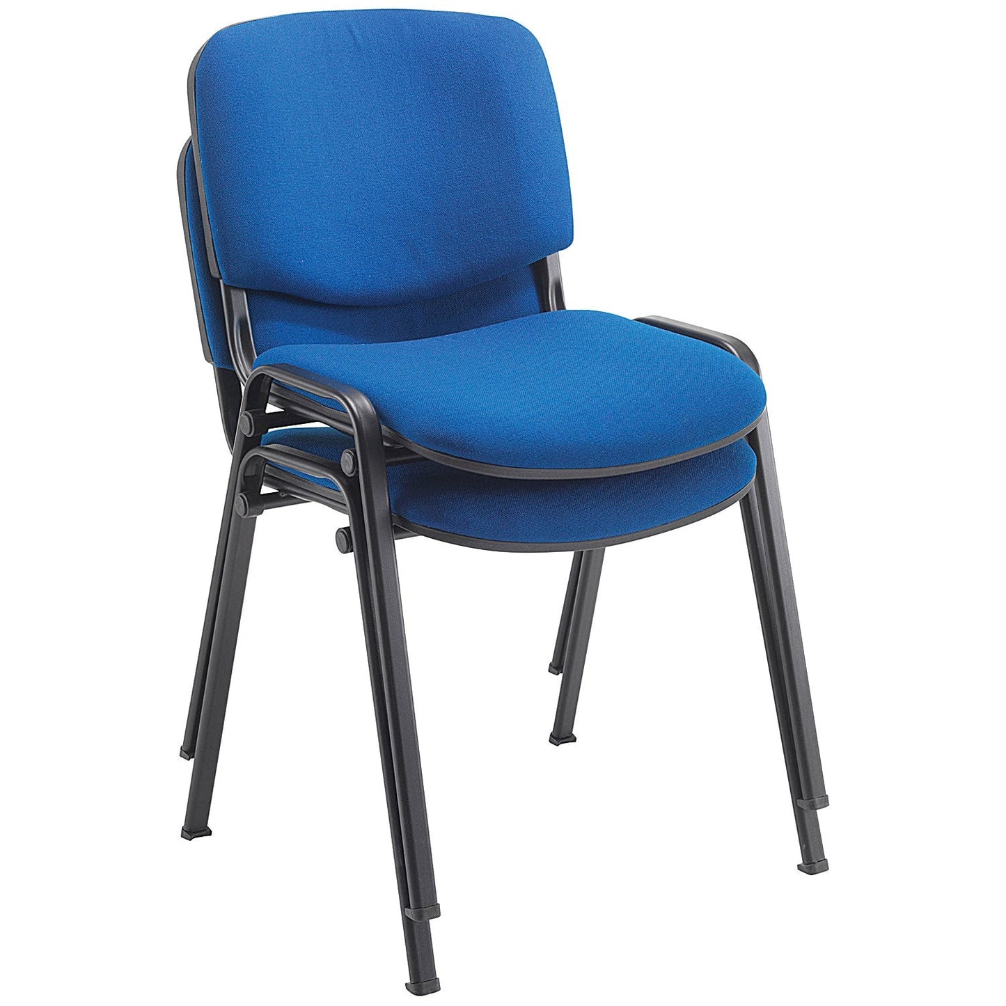 Jemini Ultra Multipurpose Black Frame Stacking Chair, Blue Easy2Order : KF03343