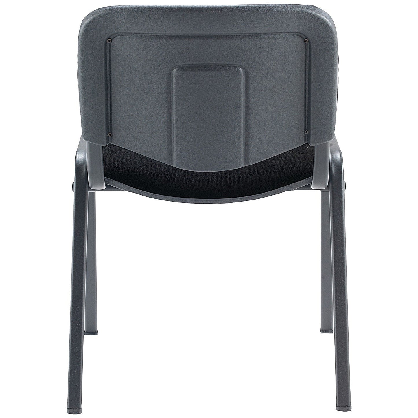 Jemini Ultra Multipurpose Black Frame Stacking Chair, Charcoal