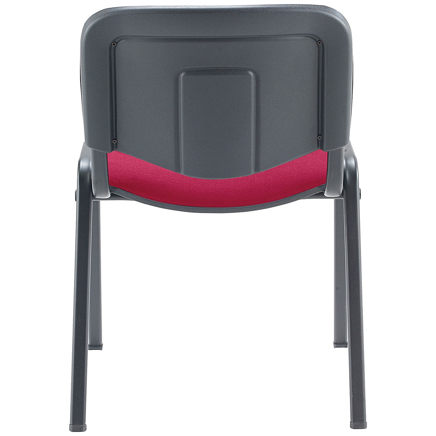 Jemini Ultra Multipurpose Black Frame Stacking Chair, Burgundy Easy2Order : KF03345