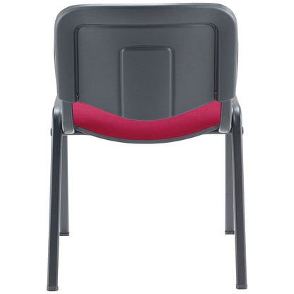 Jemini Ultra Multipurpose Black Frame Stacking Chair, Burgundy Easy2Order : KF03345