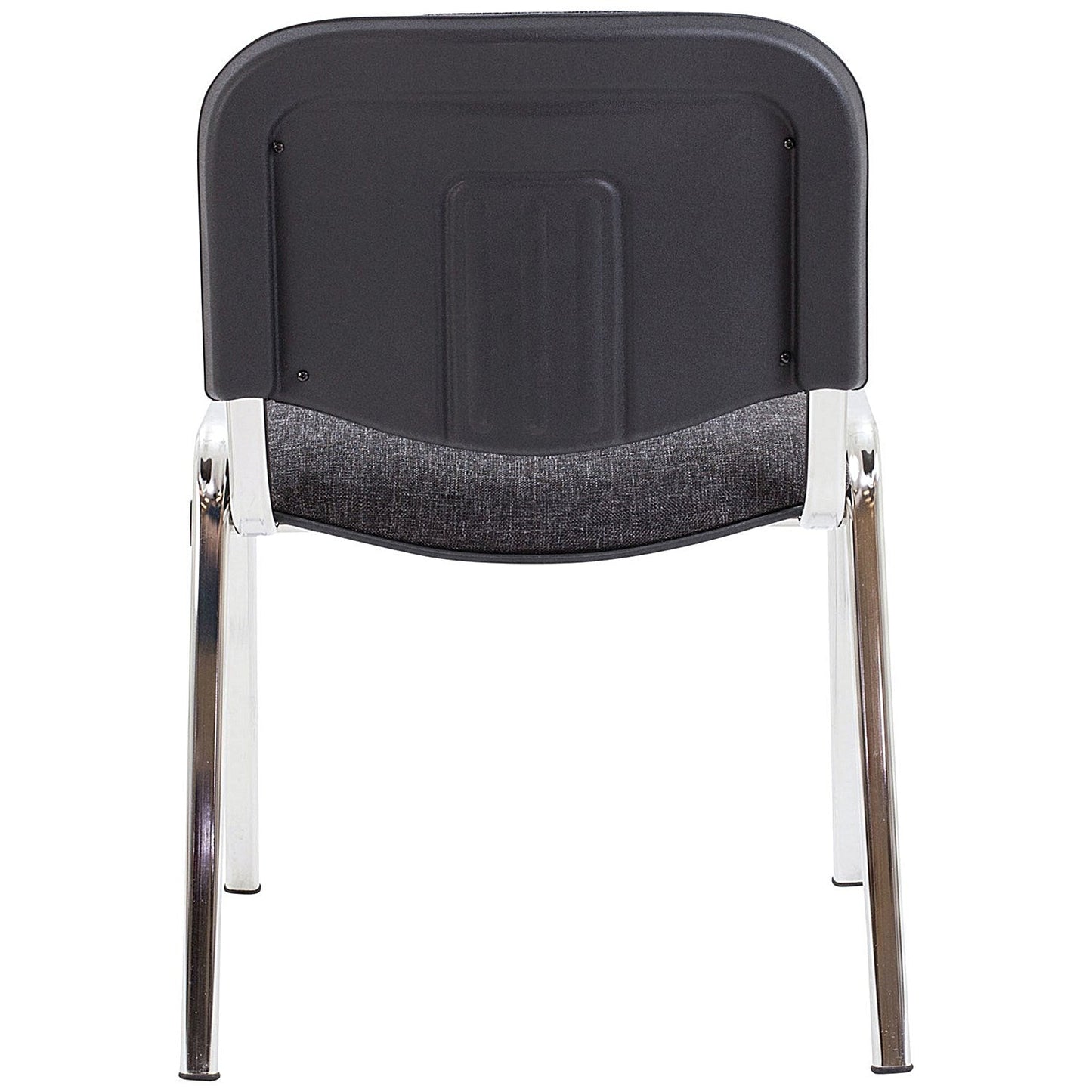 Jemini Ultra Multipurpose Chrome Frame Stacking Chair, Charcoal
