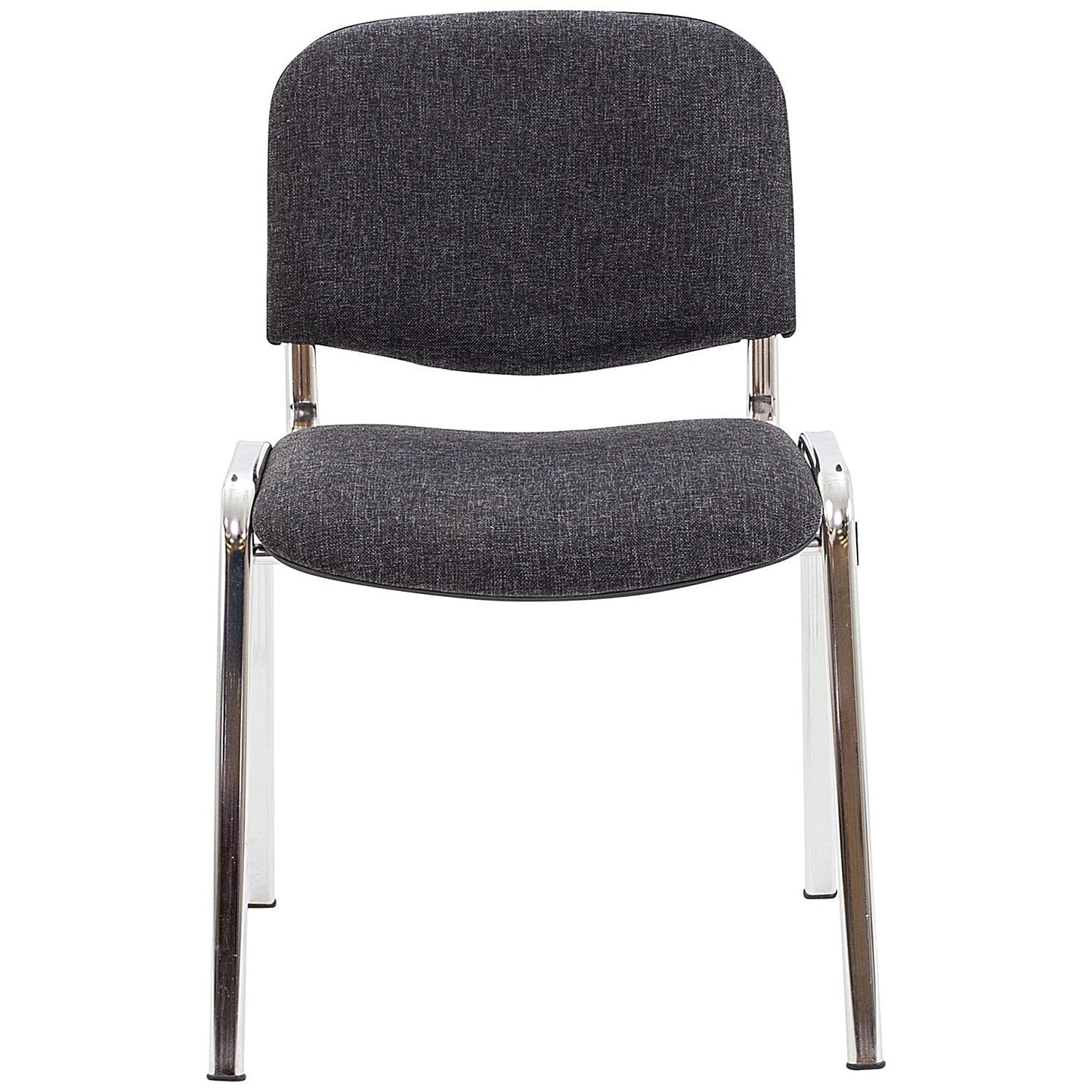 Jemini Ultra Multipurpose Chrome Frame Stacking Chair, Charcoal Easy2Order : KF03350