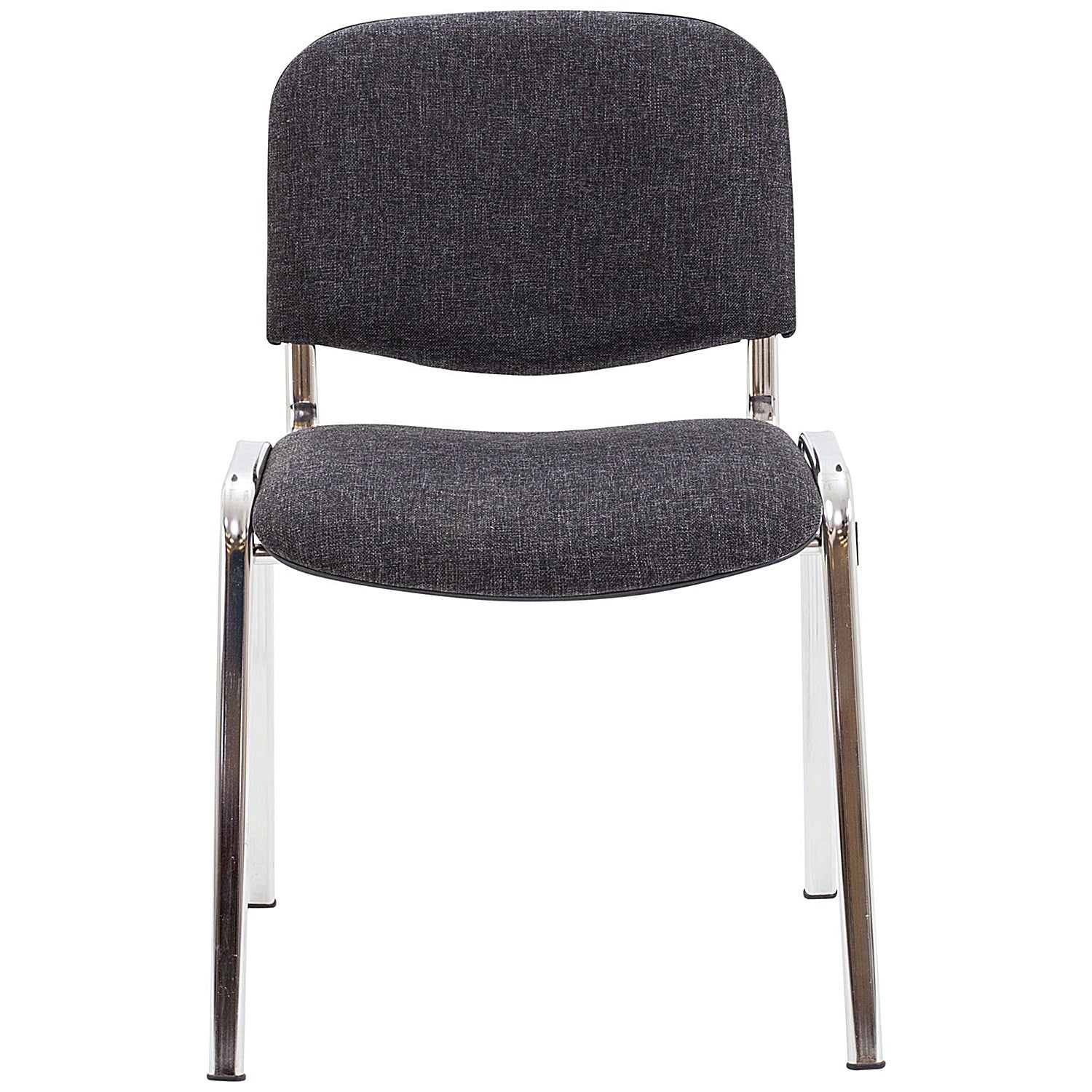 Jemini Ultra Multipurpose Chrome Frame Stacking Chair, Charcoal Easy2Order : KF03350