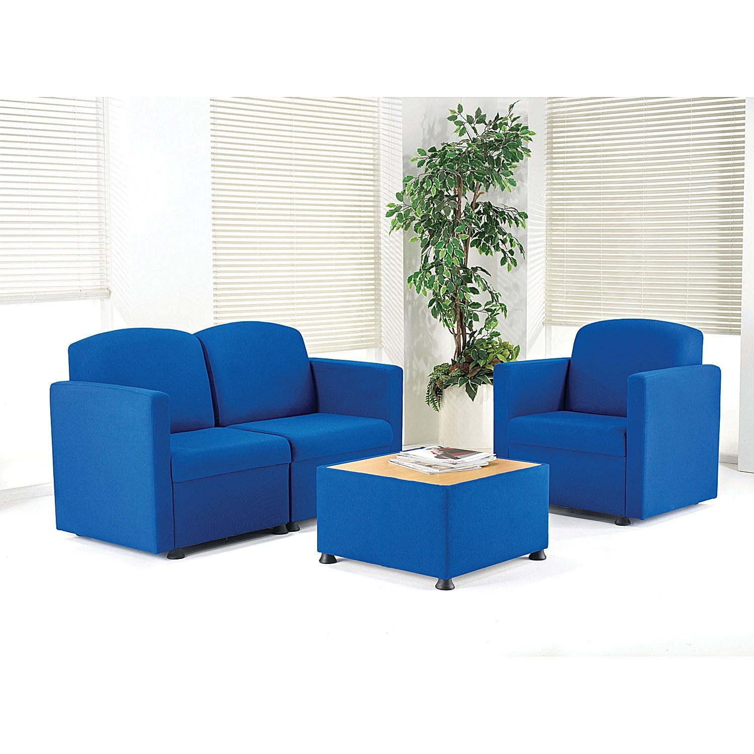 Arista Modular Reception Chair, Blue Easy2Order : KF03489