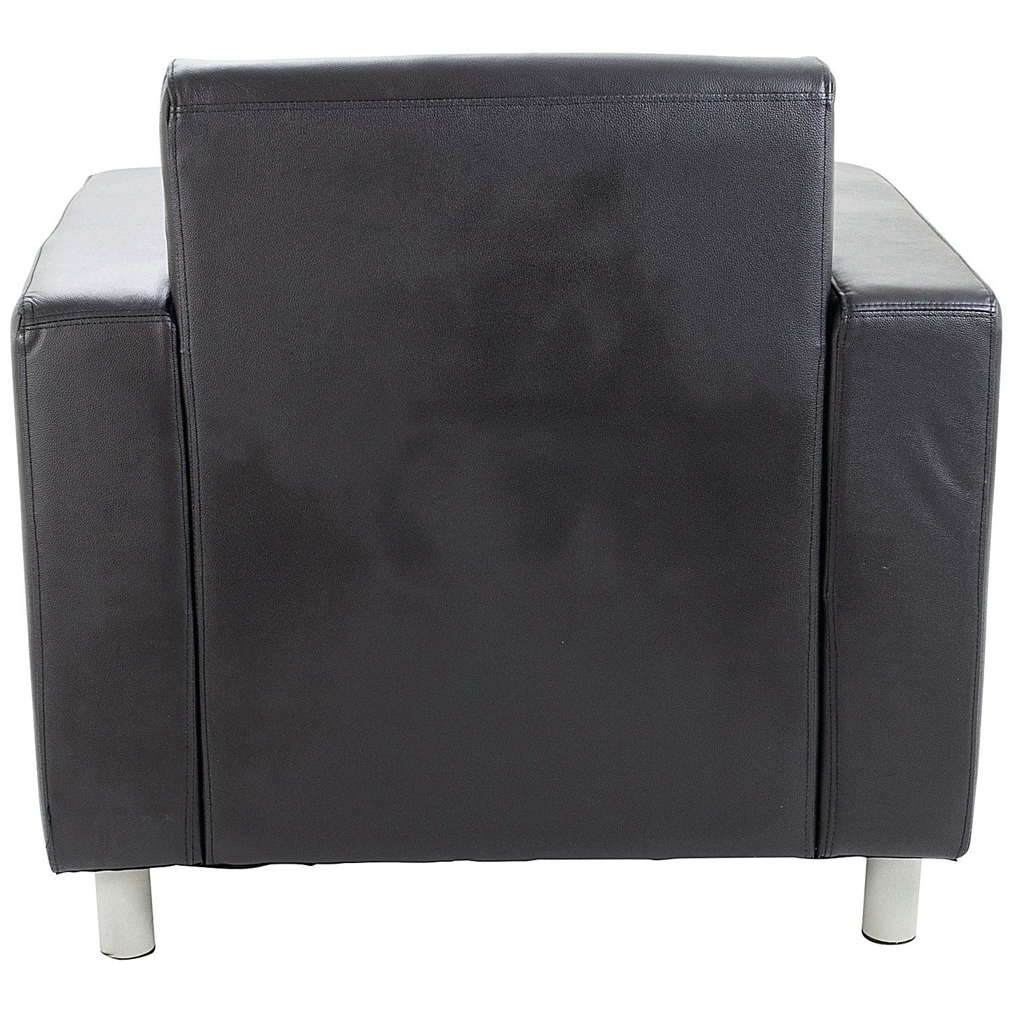 Avior Executive Reception Leather Faced Armchair, Black Easy2Order : KF03529
