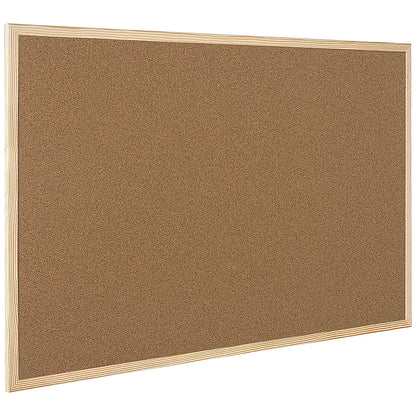 Q-Connect Corkboard, Wooden Frame, W600xH400mm