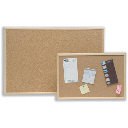 Q-Connect Corkboard, Wooden Frame, W600xH400mm