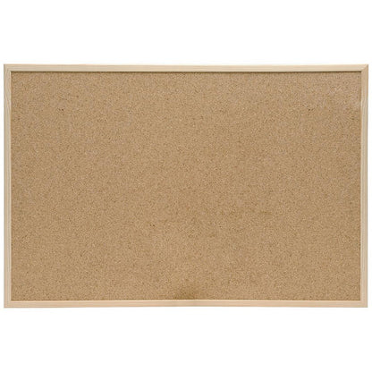 Q-Connect Corkboard, Wooden Frame, W600xH400mm