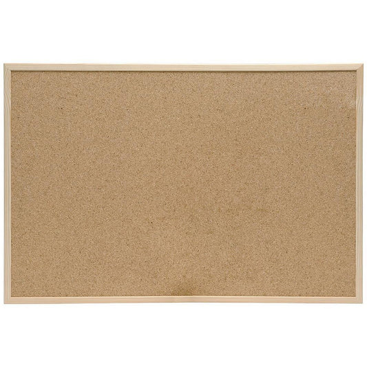 Q-Connect Corkboard, Wooden Frame, W900xH600mm
