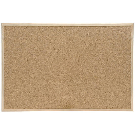 Q-Connect Corkboard, Wooden Frame, W1200xH900mm