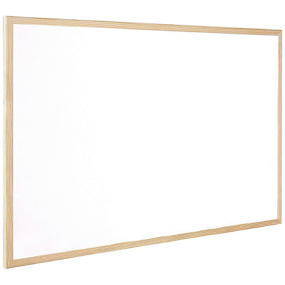 Q-Connect Whiteboard, Wooden Frame, 600xH400mm