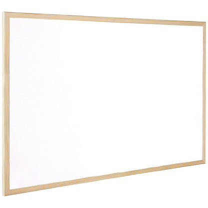 Q-Connect Whiteboard, Wooden Frame, 1200x900mm