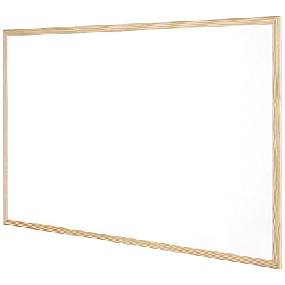 Q-Connect Whiteboard, Wooden Frame, 1200x900mm