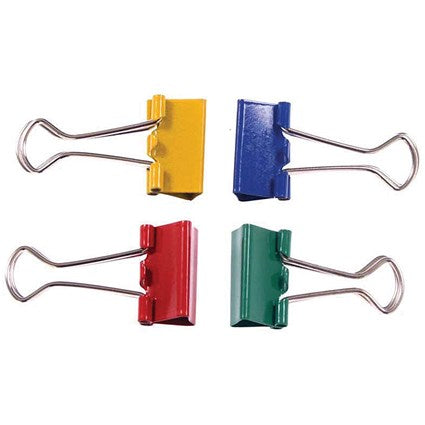 Q-Connect Foldback Clip 19mm Assorted (Pack of 10)