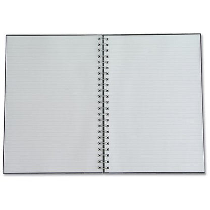 Q-Connect Wirebound Notebook, A5, Ruled, 160 Pages, Black, Pack of 3