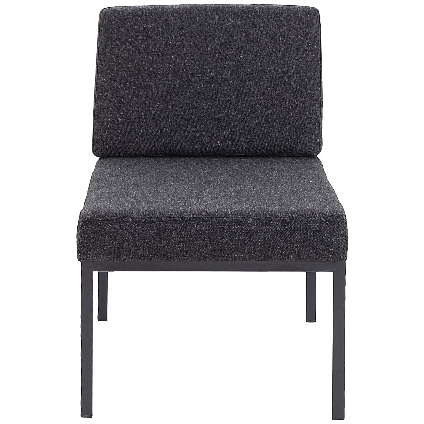 Jemini Reception Chair, Charcoal