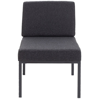 Jemini Reception Chair, Charcoal