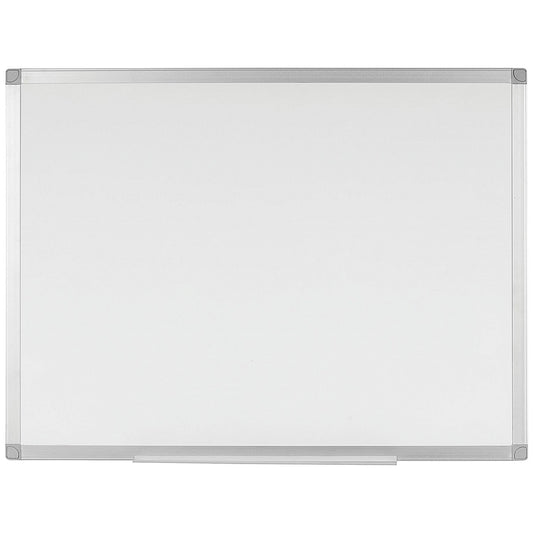 Q-Connect Premium Magnetic Whiteboard, Aluminium Frame, 900x600mm