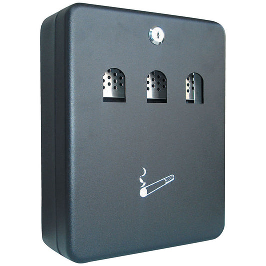Q-Connect Ash Bin, 2.7 Litre, Black