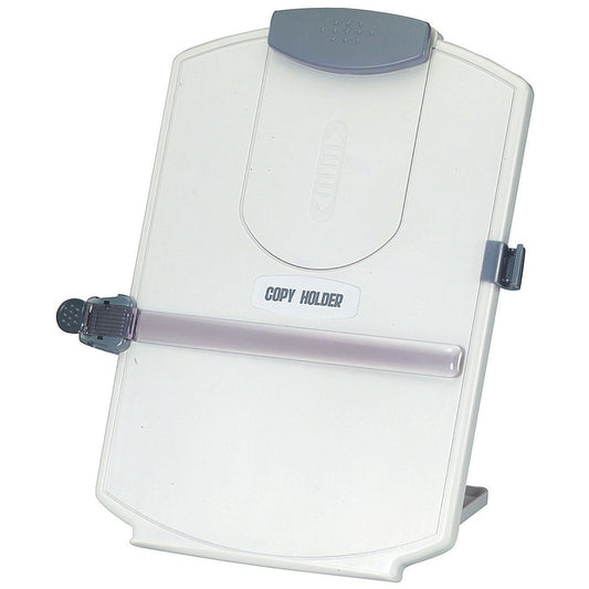 Q-Connect A4 Copyholder with Line Guide, Adjustable Tilt, White Easy2Order : KF04521