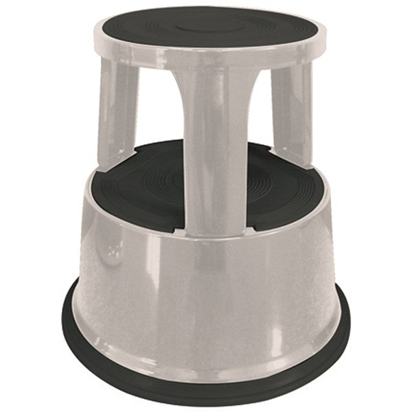 Q-Connect Metal Step Stool - Red