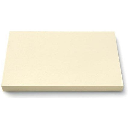 Q-Connect Recycled Quick Notes, 76 x 127mm, Yellow, Pack of 12 x 120 Notes