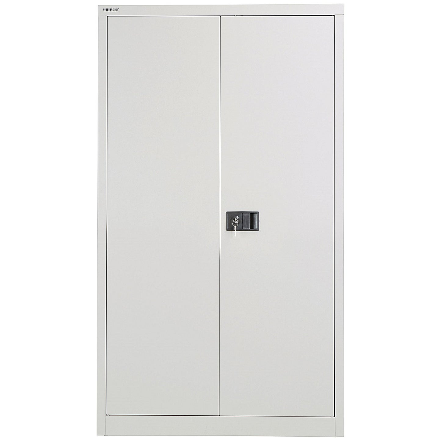 Jemini Tall Steel Stationery Cupboard, 3 Shelves, 1810mm High, Grey