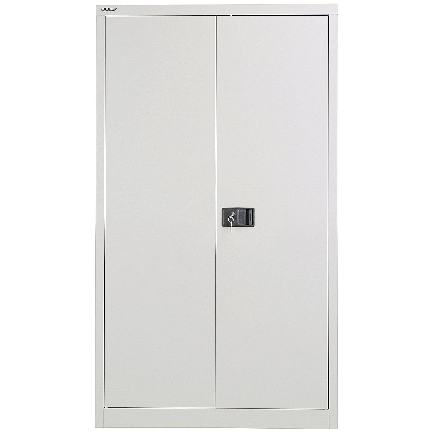 Jemini Tall Steel Stationery Cupboard, 3 Shelves, 1806mm High, Grey