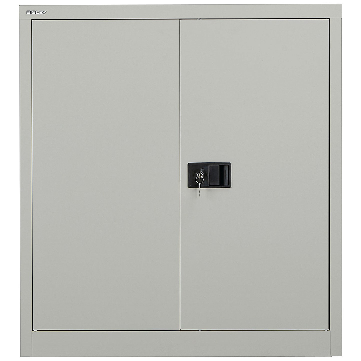 Jemini Medium Steel Stationery Cupboard, 1 Shelf, 1005mm High, Grey