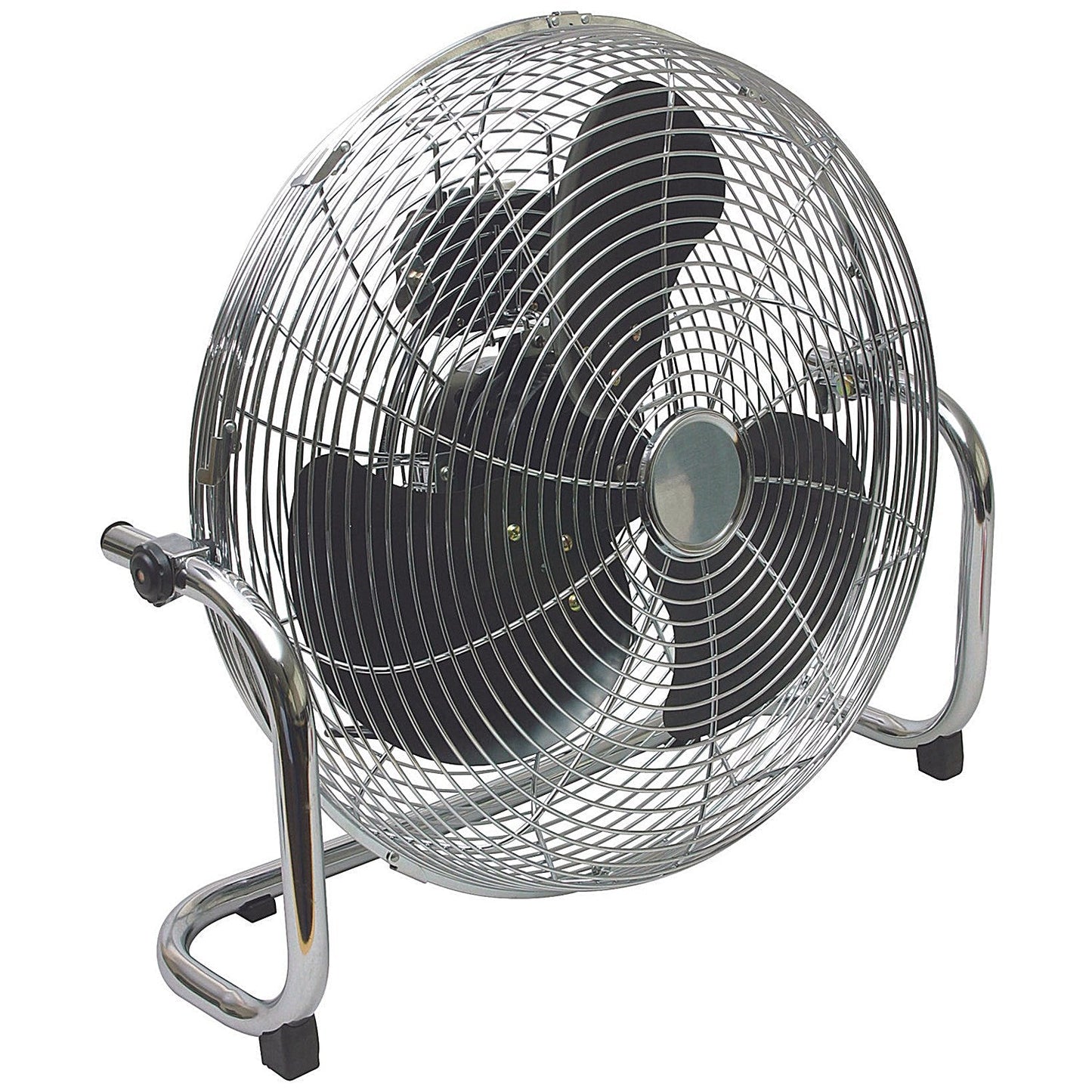 Q-Connect High Velocity Floor Standing Fan 18 Inch 3 Speed Chrome Easy2Order : KF10031