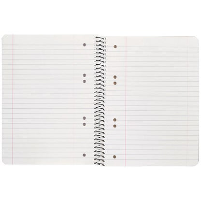 Q-Connect Wirebound Pad, A5, Ruled & Peforated, 160 Pages, Grey, Pack of 5