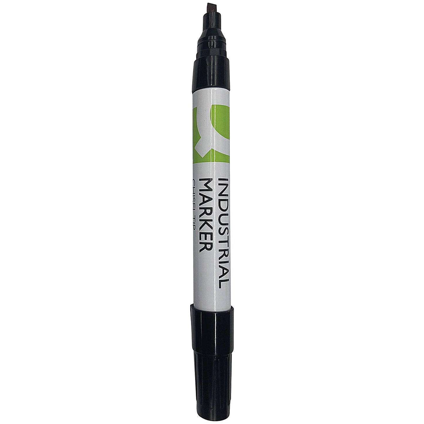 Q-Connect Industrial Marker Chisel Tip Black (Pack of 10)