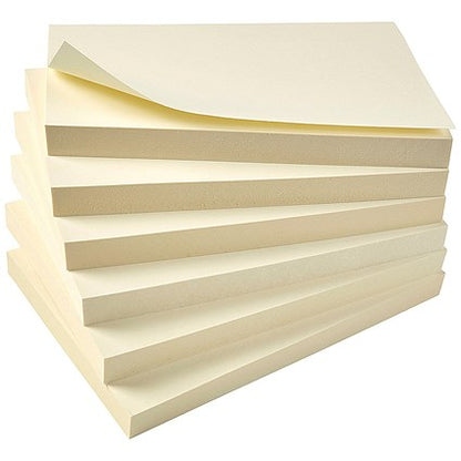 Q-Connect Quick Notes, 76 x 127mm, Yellow, Pack of 12 x 100 Notes