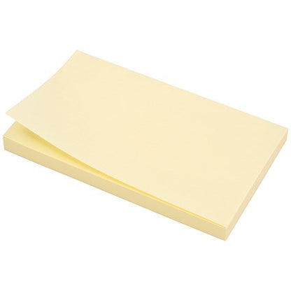 Q-Connect Quick Notes, 76 x 127mm, Yellow, Pack of 12 x 100 Notes
