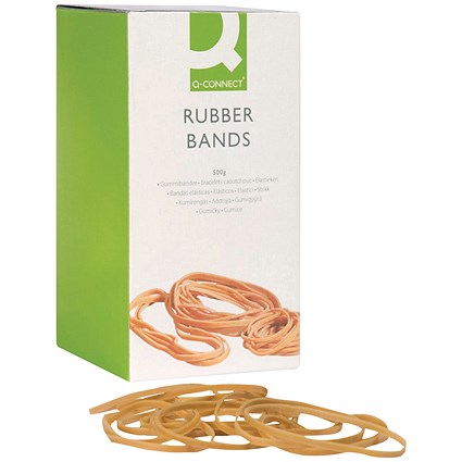 Q-Connect Rubber Bands No.34 101.6 x 3.2mm 500g