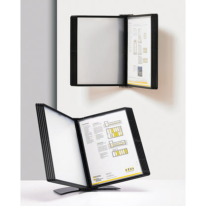 Q-Connect Desk or Wall Mounted Display Unit - Black